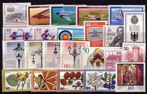 591-613 Berlin-Janvier 1979 complet, frais de port **