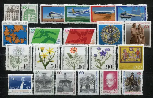 614-636 Berlin-Jahrgang 1980 komplett, postfrisch **