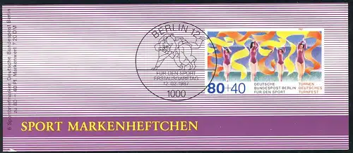 Sport 1987 Gymnastique Festival Groupe 80 Pf, 6x777, ** post-fraîchissement