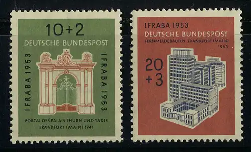 171-172 IFRABA 1953 - Satz postfrisch **