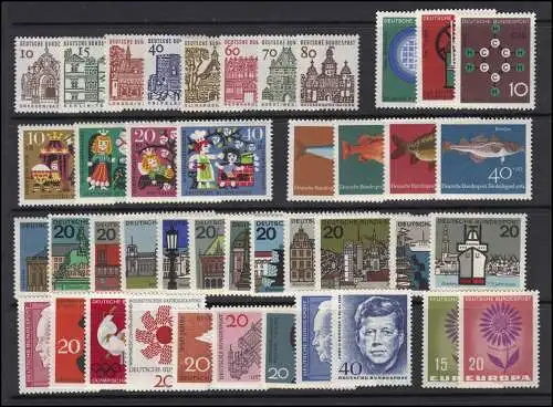 412-461 Bund-Jahrgang 1964 komplett postfrisch **