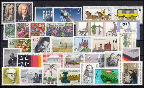 1234-1267 Bund-Jahrgang 1985 komplett postfrisch **