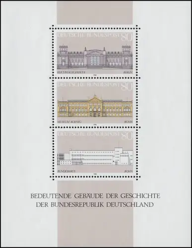 1268-1305 année fédérale 1986 complète post-frais **