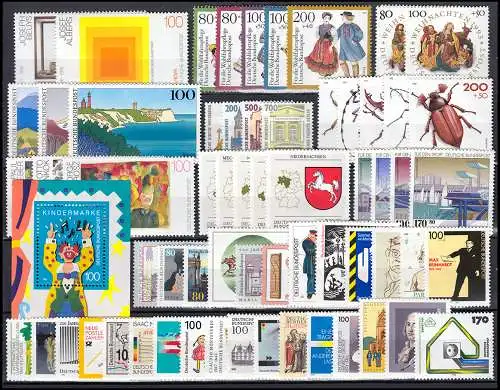 1645-1708 année fédérale 1993 complète post-freeich **