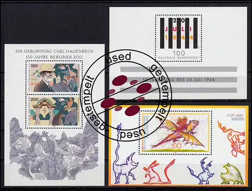 1709-1771 année fédérale 1994 complète, cacheté O