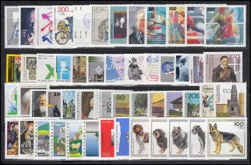 1772-1833 Bund-Jahrgang 1995 komplett postfrisch **