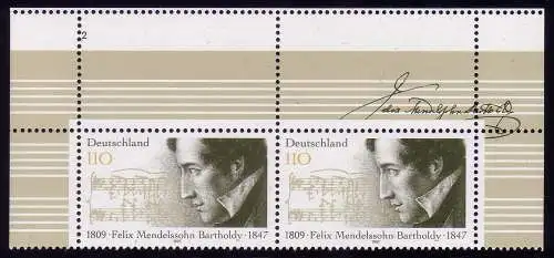 1953L Mendelssohn Couple avec avarice Leerfeld ci-dessus, FN 2 post-freeich **