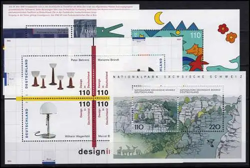 1965-2026 Bund-Jahrgang 1998 komplett postfrisch **