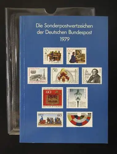 Jahrbuch Bund 1979, postfrisch ** wie verausgabt