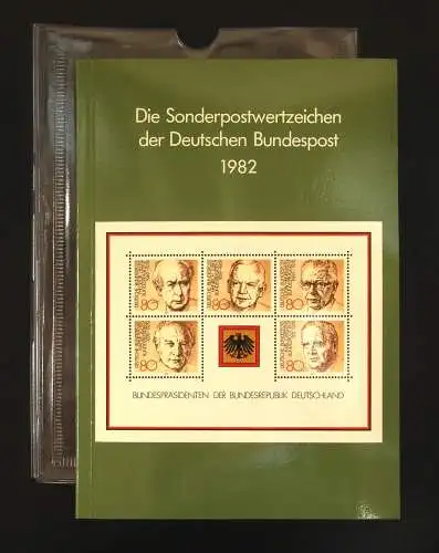 Jahrbuch Bund 1982, postfrisch ** - wie verausgabt