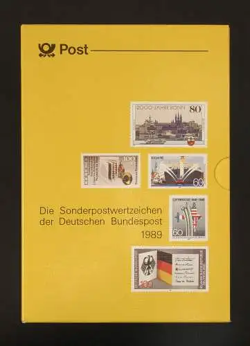 Jahrbuch Bund 1989, postfrisch ** wie verausgabt