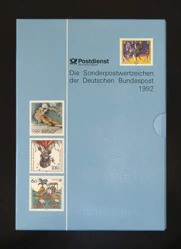 Jahrbuch Bund 1992, postfrisch ** wie verausgabt