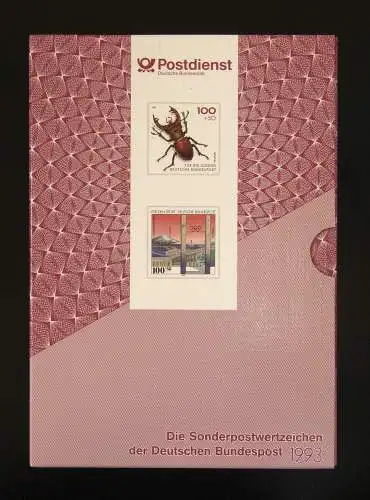 Jahrbuch Bund 1993, postfrisch ** wie verausgabt