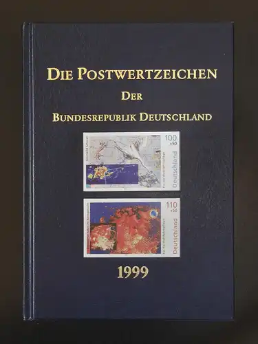 Jahrbuch Bund 1999, postfrisch komplett - wie von der Post verausgabt