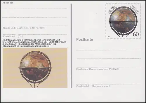 PSo 29 Bourse des timbres Sindelfingen 1992, **