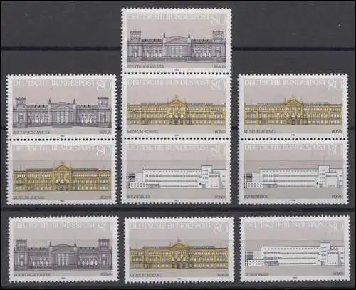 1287-1289 bloc 20 Démocratie - Bâtiment 1986, 3 ZD + 3 Ezm, set de compression **