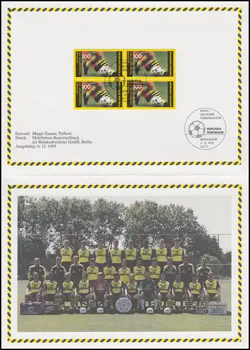 1833 Maître de football Borussia Dortmund - EB 2/1995