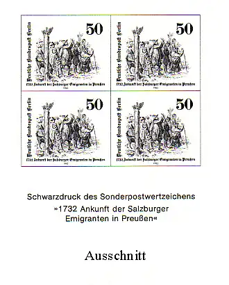 Schwarzdruck aus JB 1982 Berlin Salzburger Emigranten