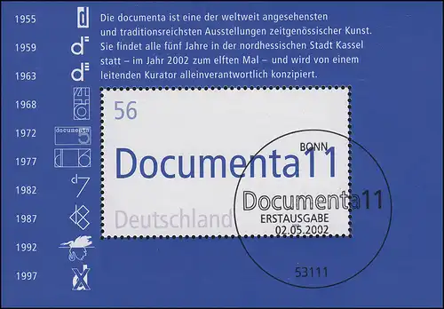 Block 58 documenta11 Kassel 2002 mit ESSt Bonn