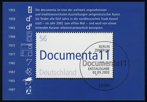 Bloc 58 documenta11 Kassel 2002 avec ESSt Berlin