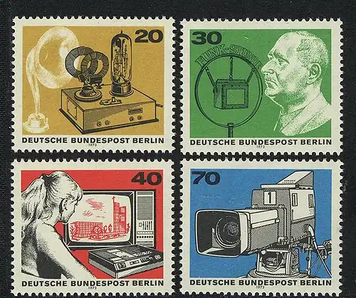 455-458 Deutscher Rundfunk 1973, der Block 4, Kit **