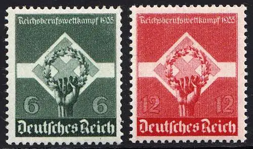 571-572 Reichsberufswettkampf - Satz ** postfrisch