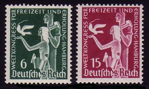 622-623 Weltkongress 1936 - Satz postfrisch **