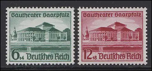 673-674 Saarpfalz 1938 - Satz **