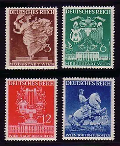 768-771 Wiener Messe 1941 - Ensemble complet frais de port **