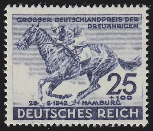 814 Das Blaue Band 1942 - Marke **