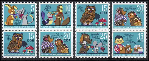 1807-1812 Mannequins, 9 tirages groupés + 6 timbres individuels, set frais **