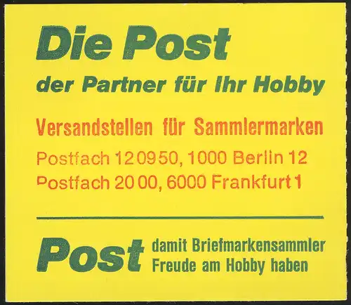 10aI MH BuS 1977, postfrisch **