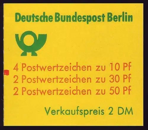 10aII MH BuS 1977, mit Zählbalken, postfrisch **