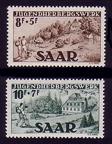 262-263 Jugendherbergswerk 1949, Satz **