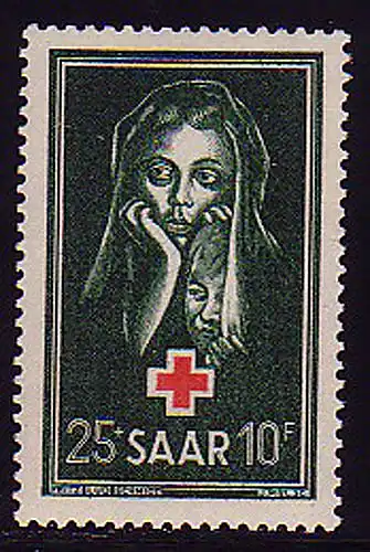 304 Croix-Rouge Sarre 1951, **.