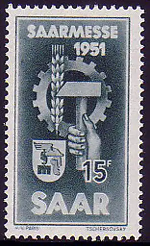 306 Saarmesse Saarbrücken 1951, **