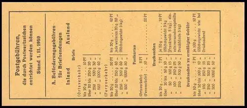 4YII MH Heuss et chiffre 1960 - RLV II, **