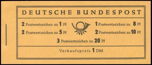 4YII MH Heuss und Ziffer 1960 - RLV III, **