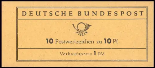 6d MH Heuss 1961, R1, unbedruckter Rand **