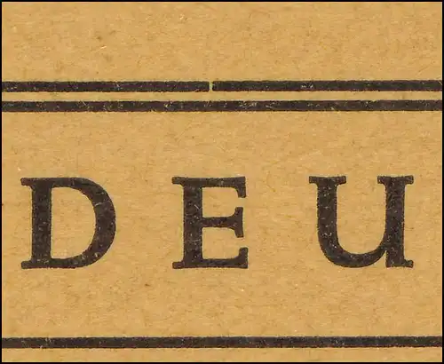 6d MH Heuss 1961, R1, marge non imprimée **