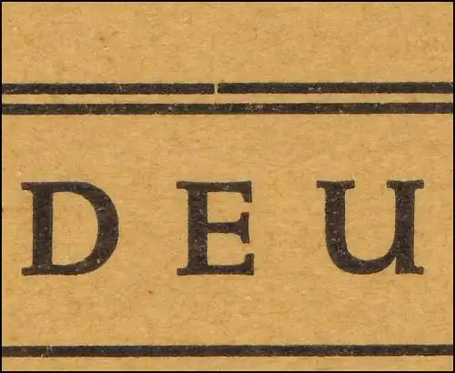 6e MH Heuss 1961, R1, rote Bogenlaufnummer **