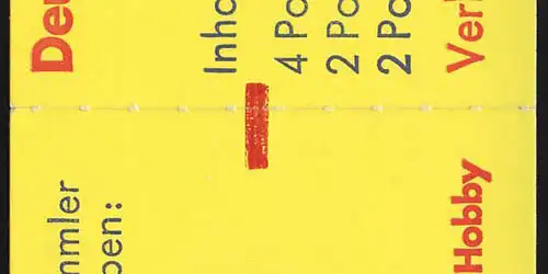 21aII MH BuS 1977, weite Deckelperforation, mit Zählbalken **