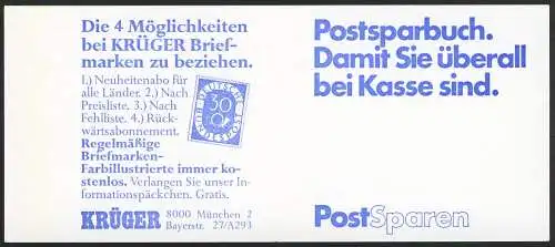 24l MH BuS 1982 -  mit Zählbalken, postfrisch **