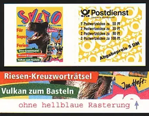 31aa MH Salto, Versandstellen-Stempel VS-O Weiden 09.11.1994