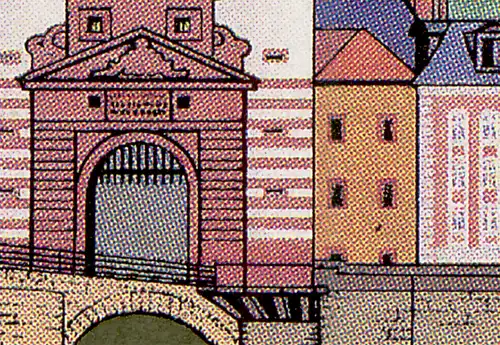 33I MH Heidelberg PLF 1868 I: tache noire dans la 2ème maison à droite, champ 1, **