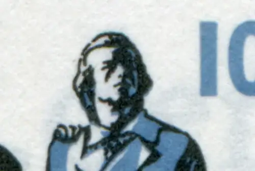 36II MH Goethe/Schiller avec trou nasal PLF II manquant, case 4, **