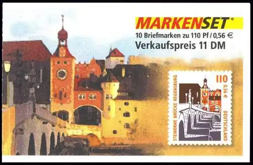 42 MH Regensburg, Markenheftchen postfrisch **