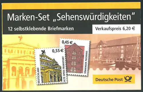 50bBII MH SWK 2002 mit Label 3, Perforation, enges Raster, postfrisch **