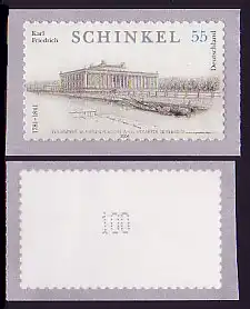 2552 Schinkel autocollant avec numéro de comptage 100, frais de port **