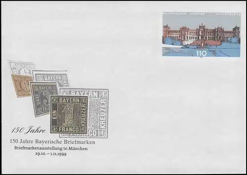 USo 11 Bayerische Briefmarken, postfrisch